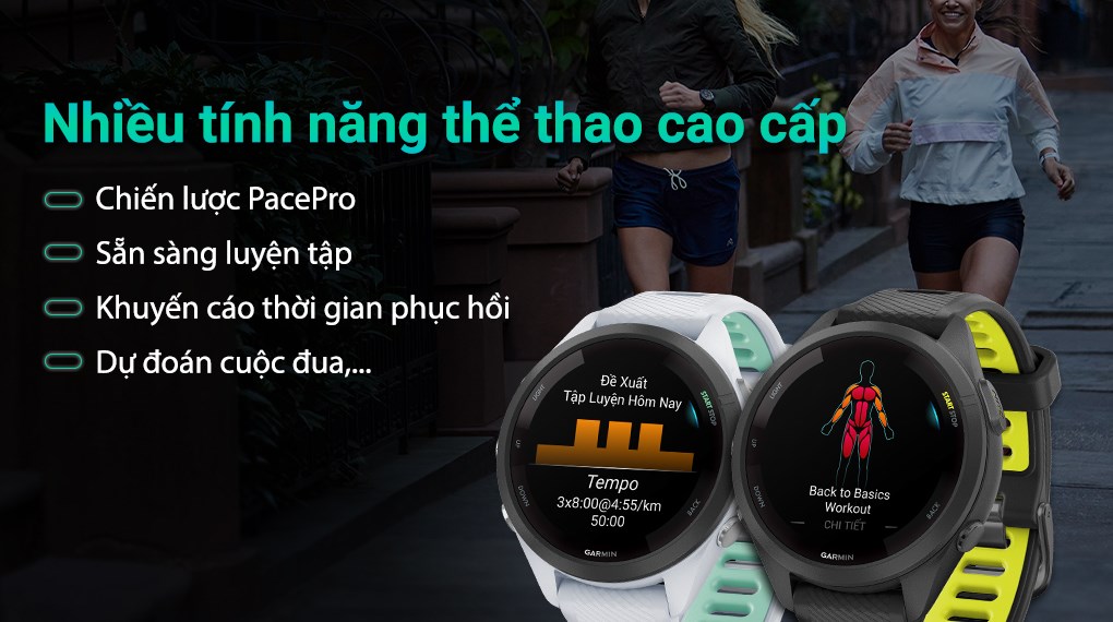 Garmin Forerunner 265S 41.7mm dây silicone