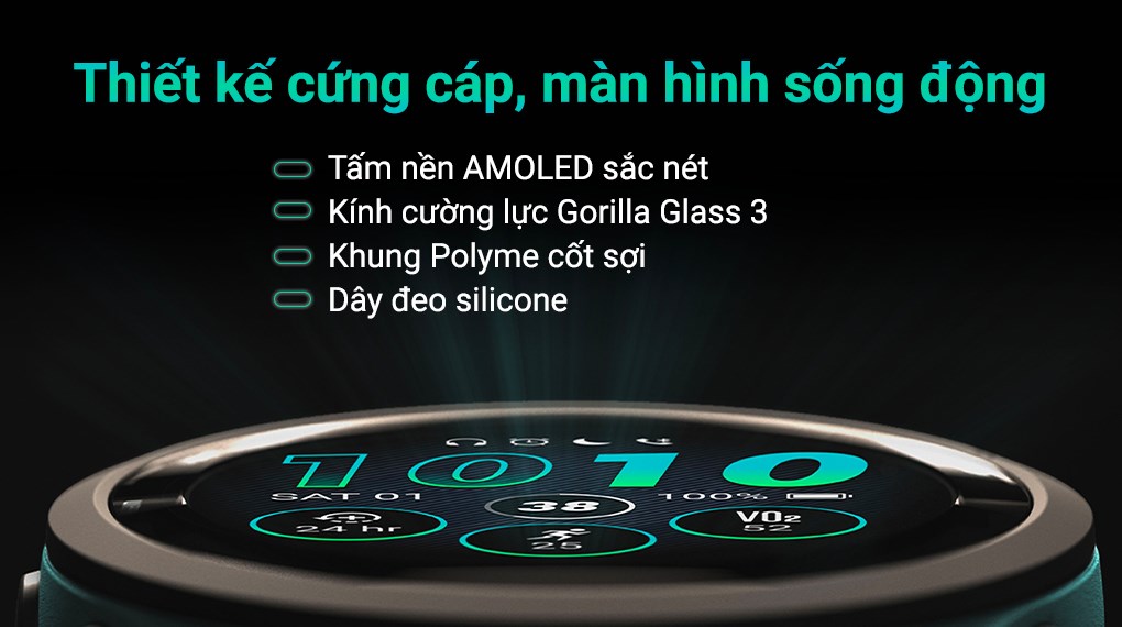 Garmin Forerunner 265S 41.7mm dây silicone