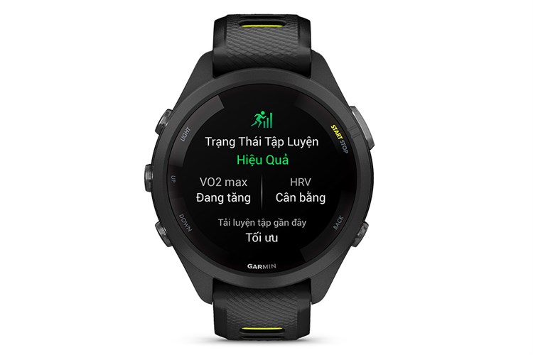 Garmin Forerunner 265S 41.7mm dây silicone Màu Đen