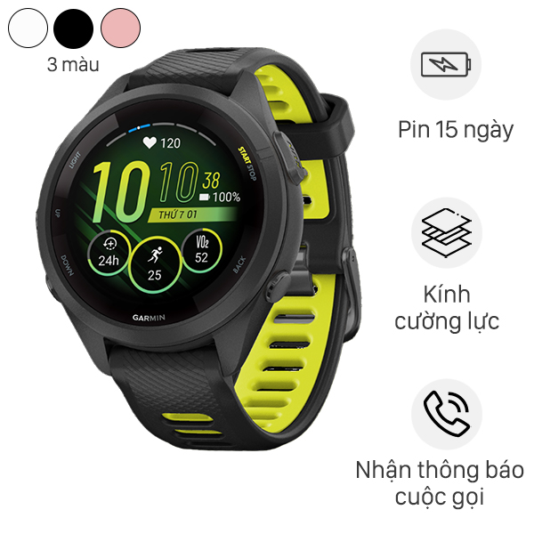 Garmin Forerunner 265S 41.7mm dây silicone