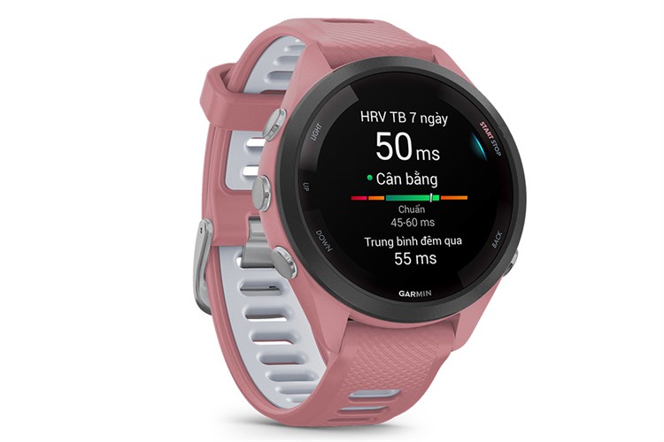 Garmin Forerunner 265S 41.7mm dây silicone Màu Hồng