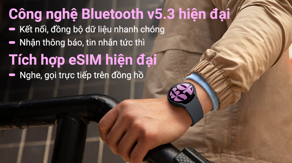 Samsung Galaxy Watch6 LTE 40mm - Nghe gọi qua eSIM