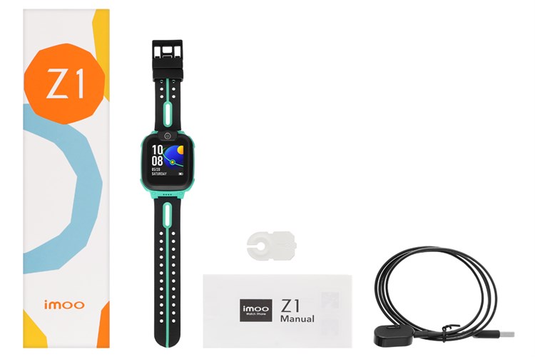 Đồng Hồ Định Vị Trẻ Em imoo Z1 Xanh ngọc Màu Xanh ngọc