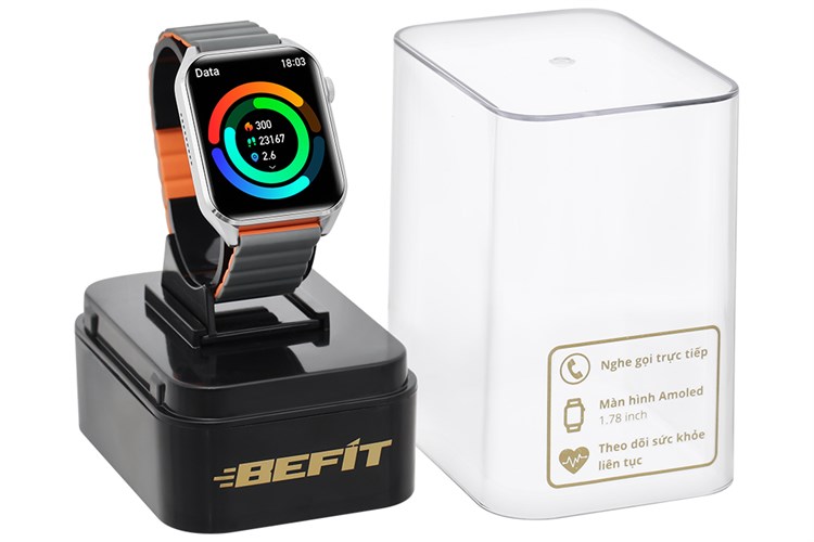 Đồng hồ thông minh BeFit WatchS 45mm Màu Xám
