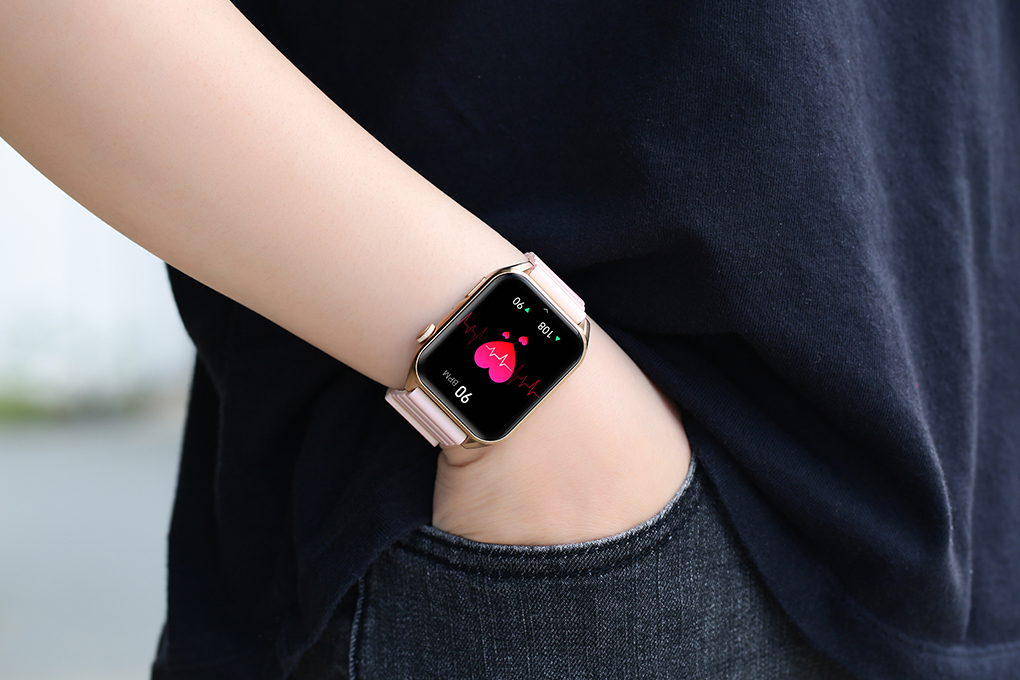 Đồng hồ thông minh BeFit WatchS 45mm Màu Trắng - Hồng