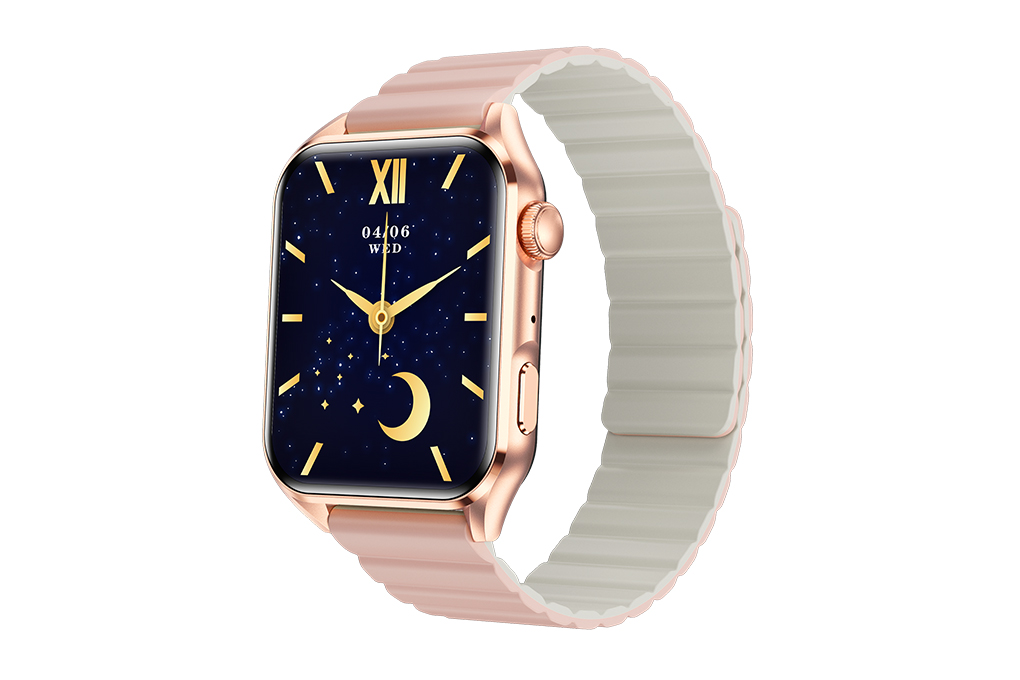 Đồng hồ thông minh BeFit WatchS 45mm Màu Trắng - Hồng
