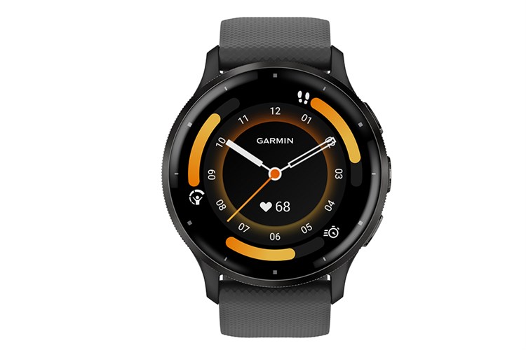 Garmin Venu 3 45mm dây silicone Màu Đen