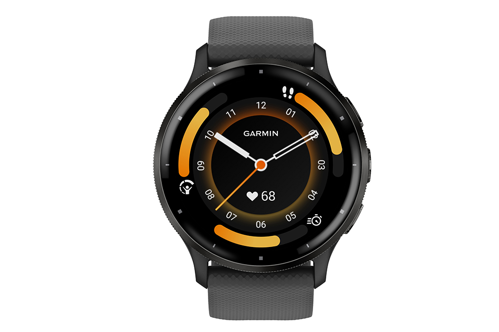 Garmin Venu 3 45mm dây silicone Màu Đen