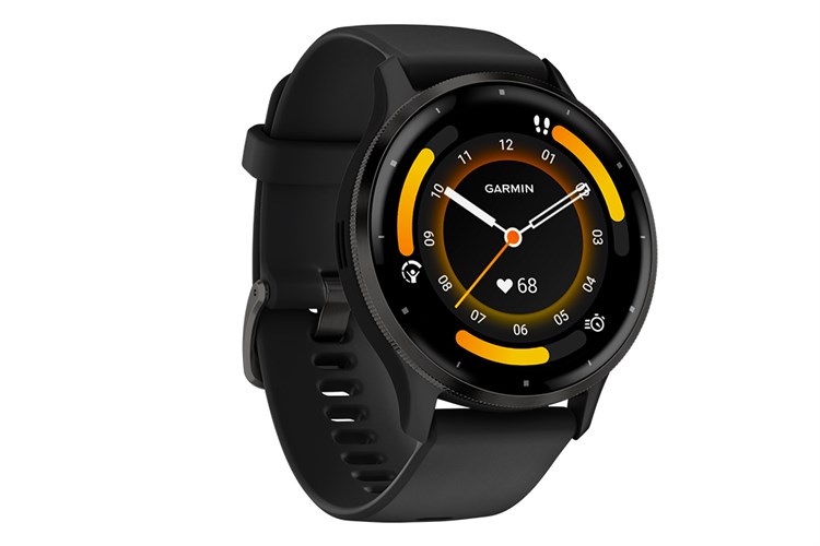Garmin Venu 3 45mm dây silicone Màu Đen
