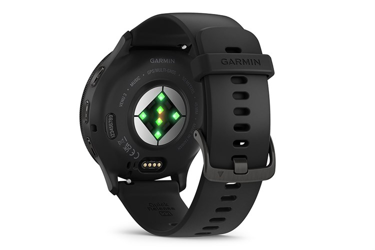 Garmin Venu 3 45mm dây silicone Màu Đen