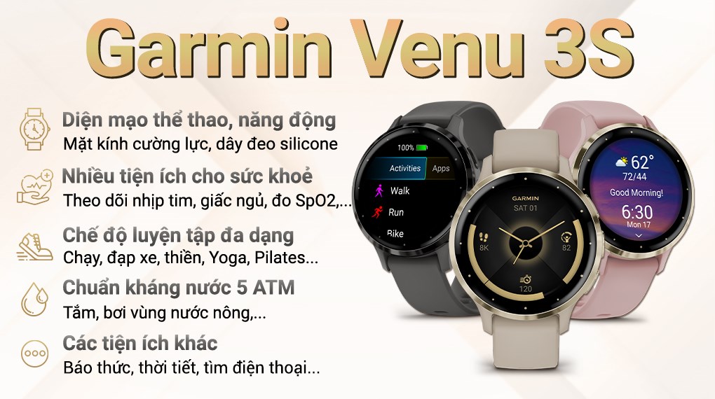 Garmin Venu 3S 41mm dây silicone