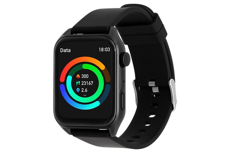 Đồng hồ thông minh BeFit WatchS 45mm dây silicone Màu Đen