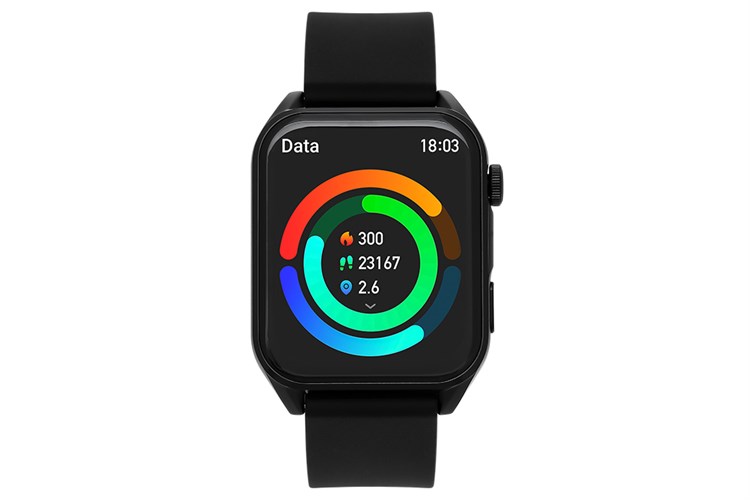 Đồng hồ thông minh BeFit WatchS 45mm dây silicone Màu Đen