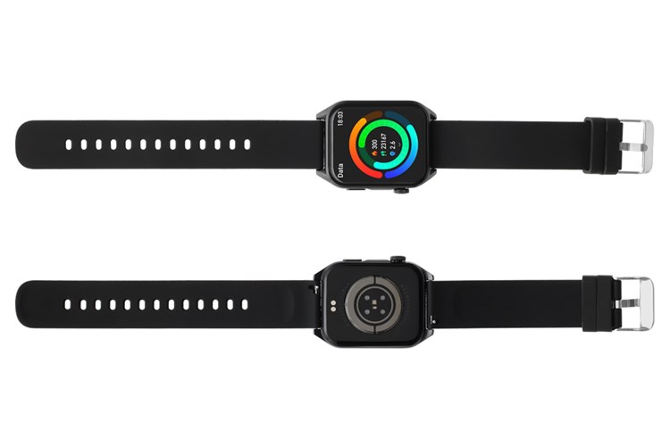 Đồng hồ thông minh BeFit WatchS 45mm dây silicone Màu Đen