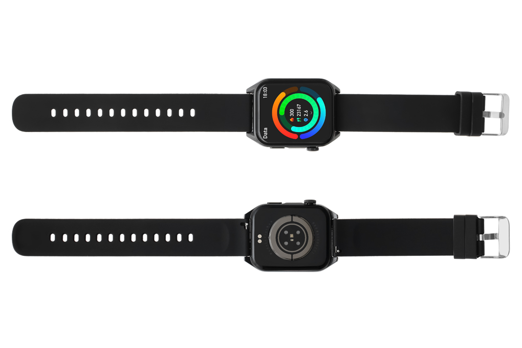 Đồng hồ thông minh BeFit WatchS 45mm dây silicone Màu Đen
