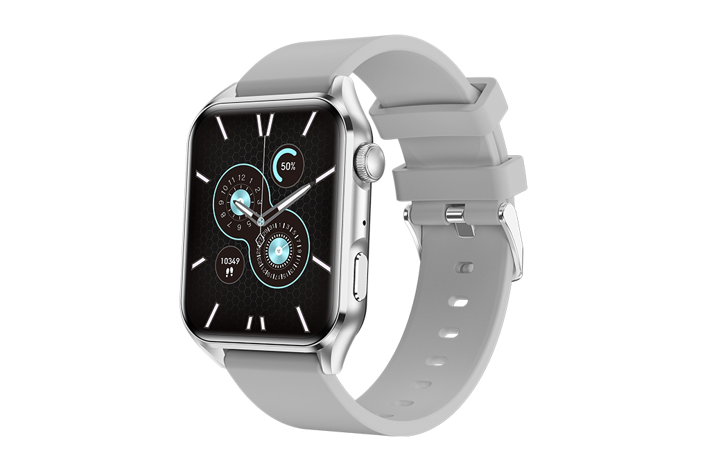 Đồng hồ thông minh BeFit WatchS 45mm dây silicone Màu Xám