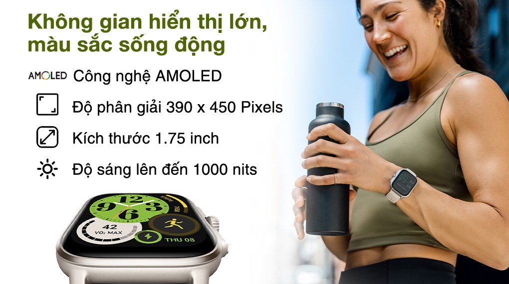 Amazfit Cheetah Square 44mm dây silicone