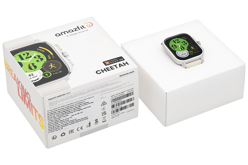 Amazfit Cheetah Square 44mm dây silicone Màu Xám