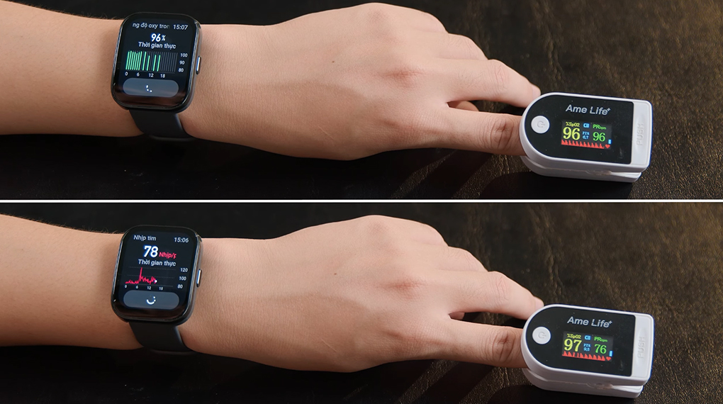 Amazfit BIP 5 44mm - Đo nhịp tim