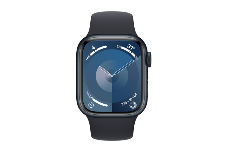 Đồng hồ thông minh Apple Watch Series 9 GPS + Cellular 45mm viền nhôm dây thể thao Màu Xanh đen đậm