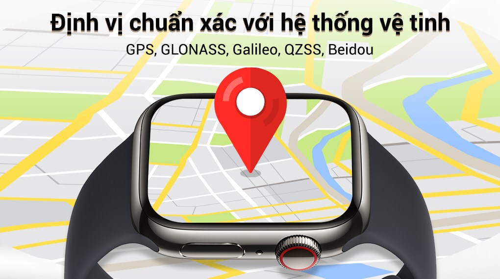 Đồng hồ thông minh Apple Watch Series 9 GPS + Cellular 45mm viền thép dây thể thao