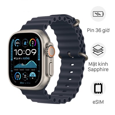 Apple Watch Ultra 2 GPS + Cellular 49mm viền Titanium dây Ocean