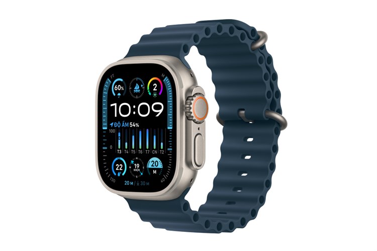 Apple Watch Ultra 2 GPS + Cellular 49mm viền Titanium dây Ocean Màu Xanh Dương