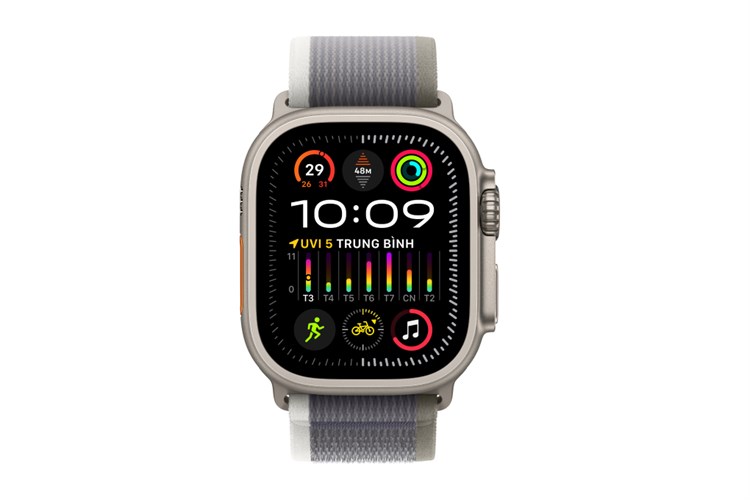 Đồng hồ thông minh Apple Watch Ultra 2 GPS + Cellular 49mm viền Titanium dây Trail Màu Xám