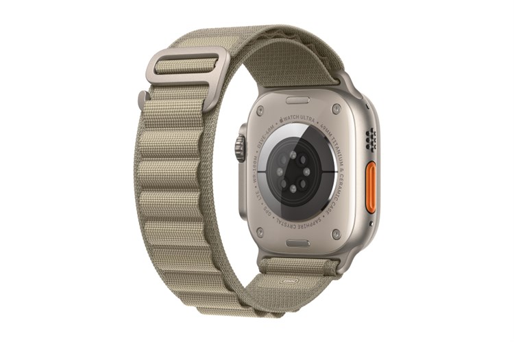 Đồng hồ thông minh Apple Watch Ultra 2 GPS + Cellular 49mm viền Titanium dây Alpine Màu Xanh Oliu