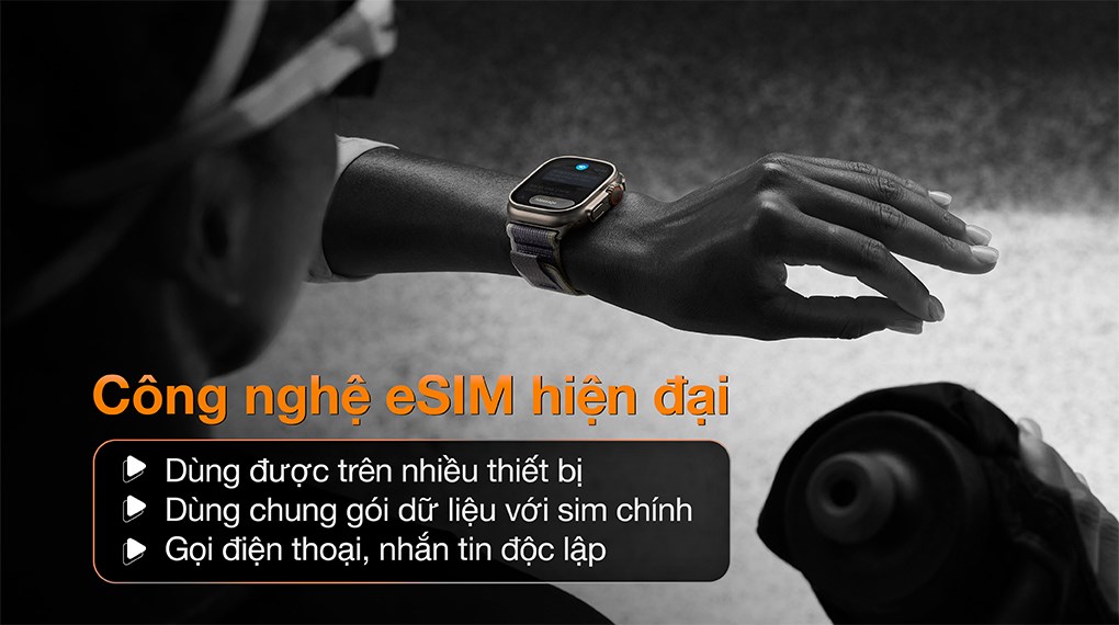 Đồng hồ thông minh Apple Watch Ultra 2 GPS + Cellular 49mm viền Titanium dây Trail size S/M