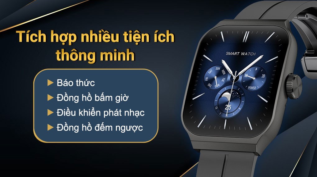 BeFit Watch Ultra 52.6mm dây silicone