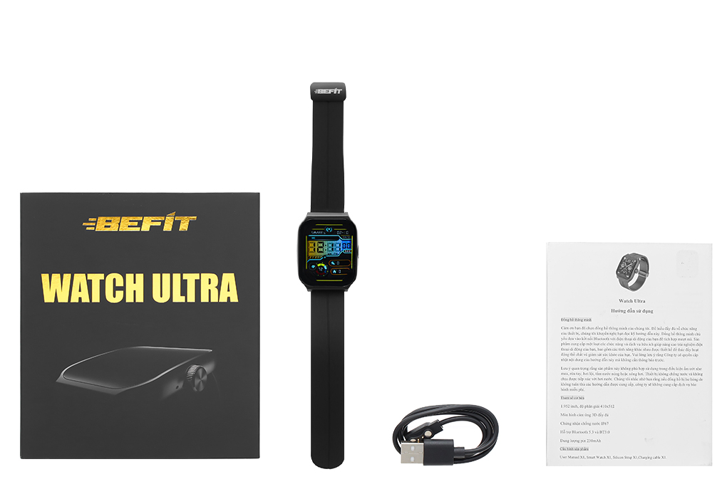 BeFit Watch Ultra 52.6mm dây silicone - 10
