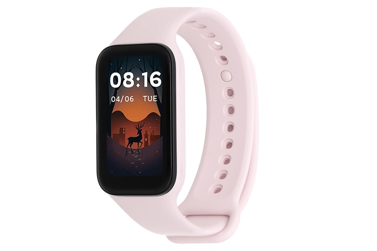 Vòng đeo tay thông minh Mi Band 8 Active Màu Hồng