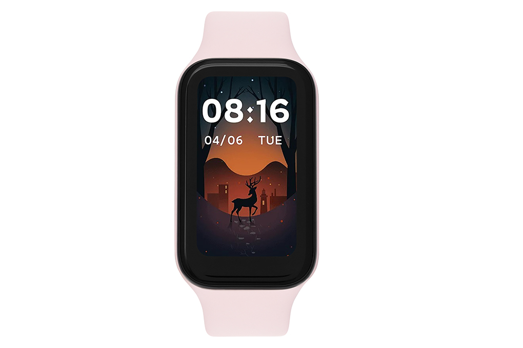 Vòng đeo tay thông minh Mi Band 8 Active Màu Hồng