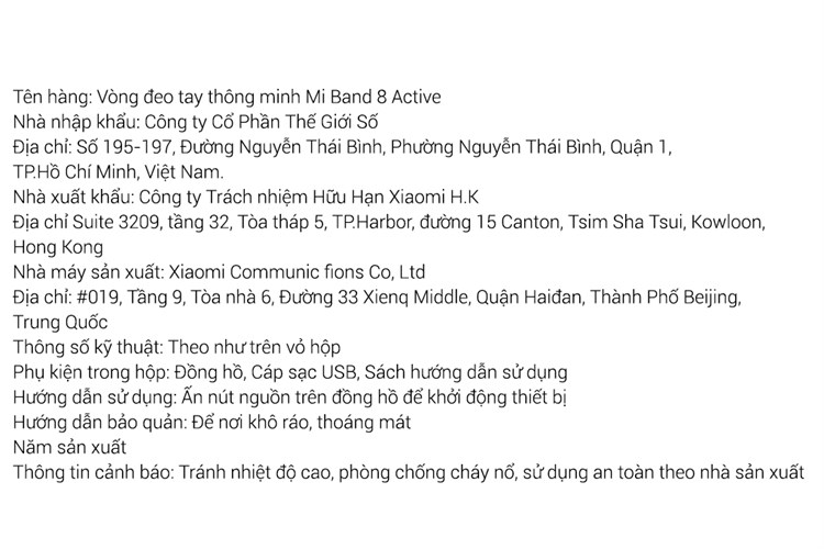 Vòng đeo tay thông minh Mi Band 8 Active Màu Hồng