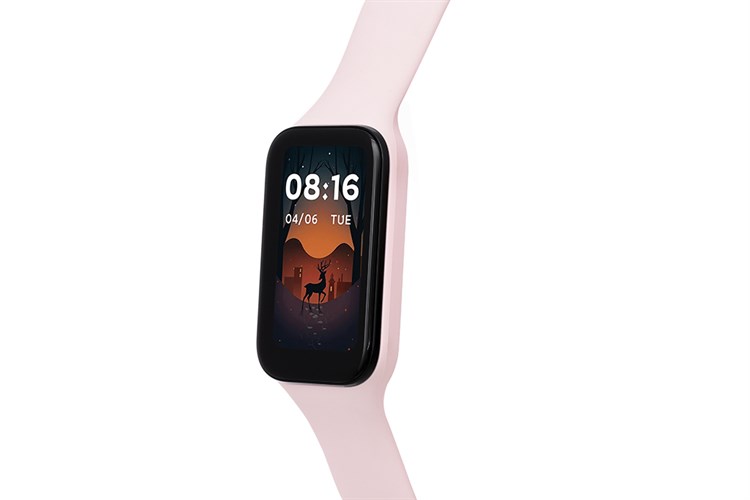 Vòng đeo tay thông minh Mi Band 8 Active Màu Hồng