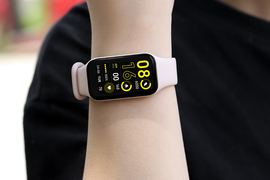 Vòng đeo tay thông minh Mi Band 8 Active Màu Hồng