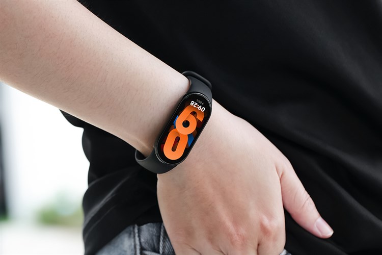 Vòng đeo tay thông minh Mi Band 8 Màu Đen