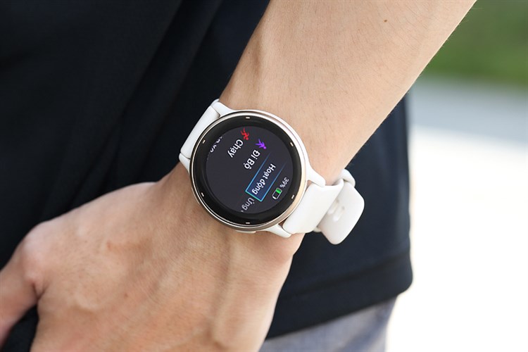 Garmin Vivoactive 5 42.2mm dây silicone Màu Trắng
