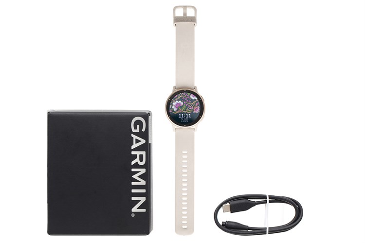 Garmin Vivoactive 5 42.2mm dây silicone Màu Trắng