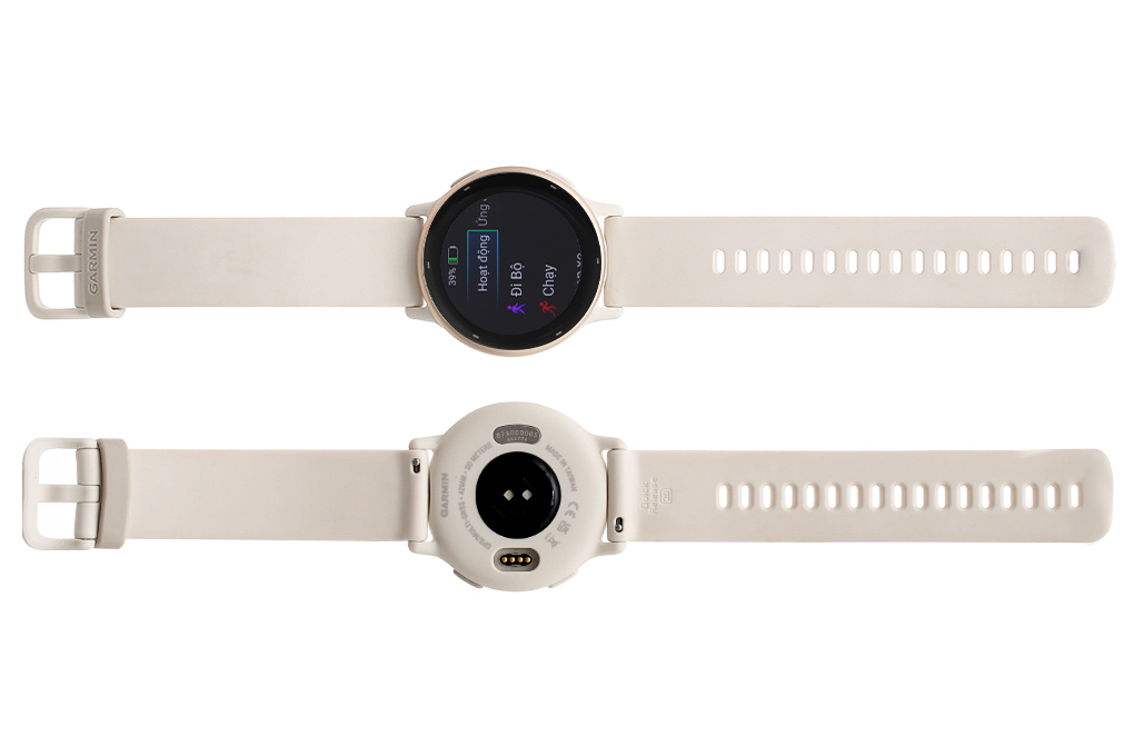 Garmin Vivoactive 5 42.2mm dây silicone Màu Trắng