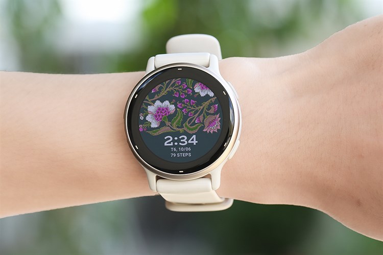 Garmin Vivoactive 5 42.2mm dây silicone Màu Trắng