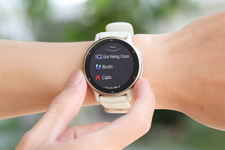 Garmin Vivoactive 5 42.2mm dây silicone Màu Trắng