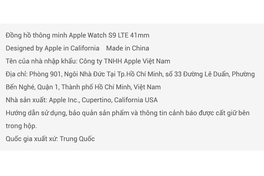 Đồng hồ thông minh Apple Watch Series 9 GPS + Cellular 41mm viền nhôm dây vải Màu Xanh đen đậm