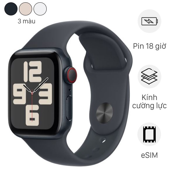 Apple Watch SE 2 GPS   Cellular 40mm viền nhôm dây thể thao