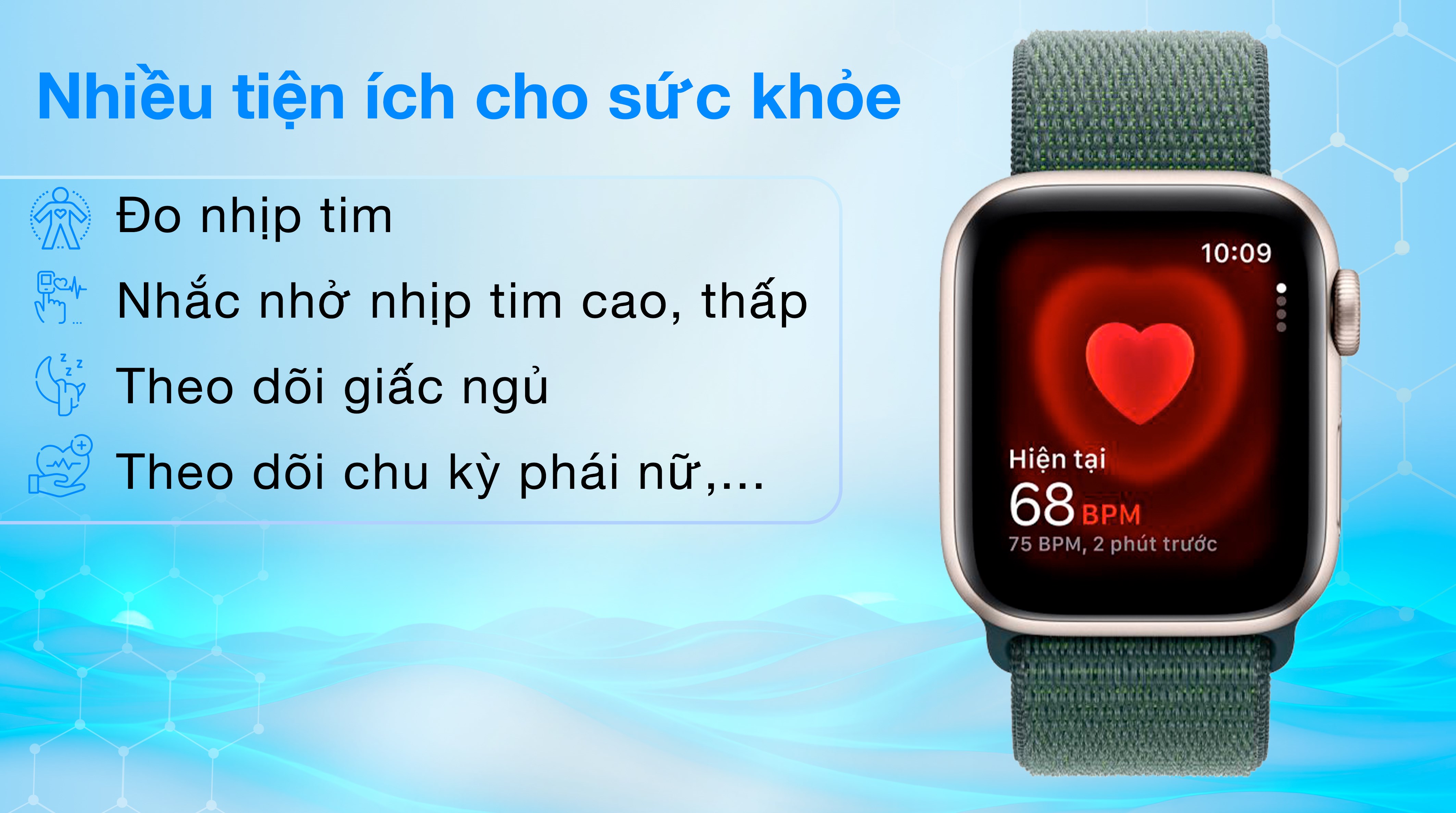 Apple Watch SE 2 GPS + Cellular 40mm viền nhôm dây vải