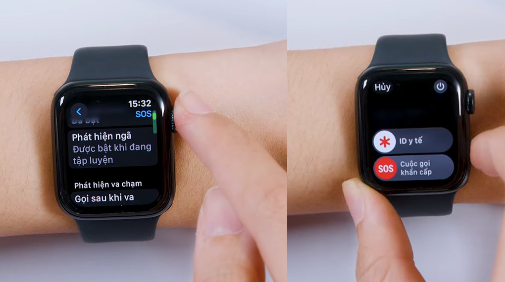 Apple Watch SE 2023 GPS 40mm - Tính năng an toàn
