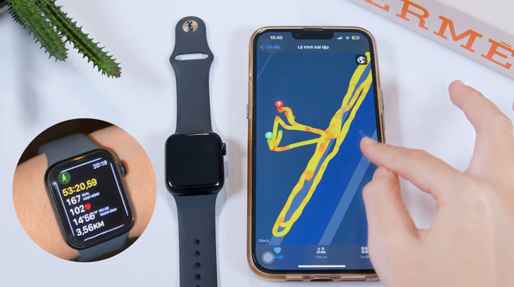 Apple Watch SE 2023 GPS 40mm - Định vị độc lập
