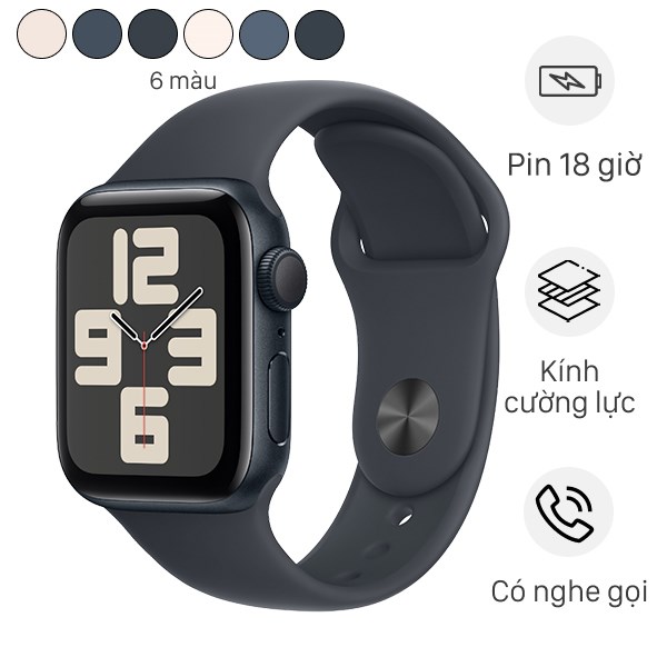 Apple Watch SE 2 GPS 40mm viền nhôm dây thể thao