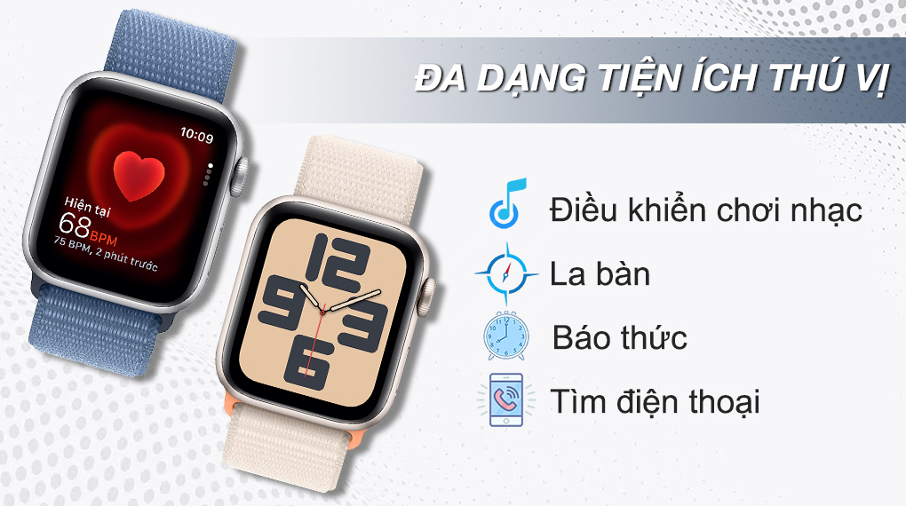 Apple Watch SE 2023 40mm viền nhôm dây vải - Tiện ích khác